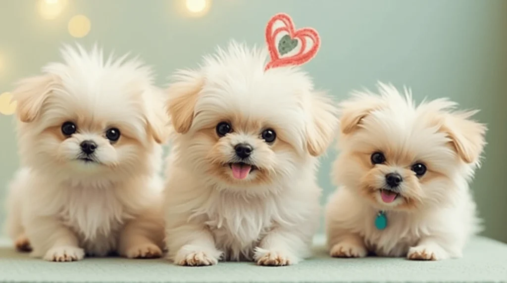 small fluffy dogs