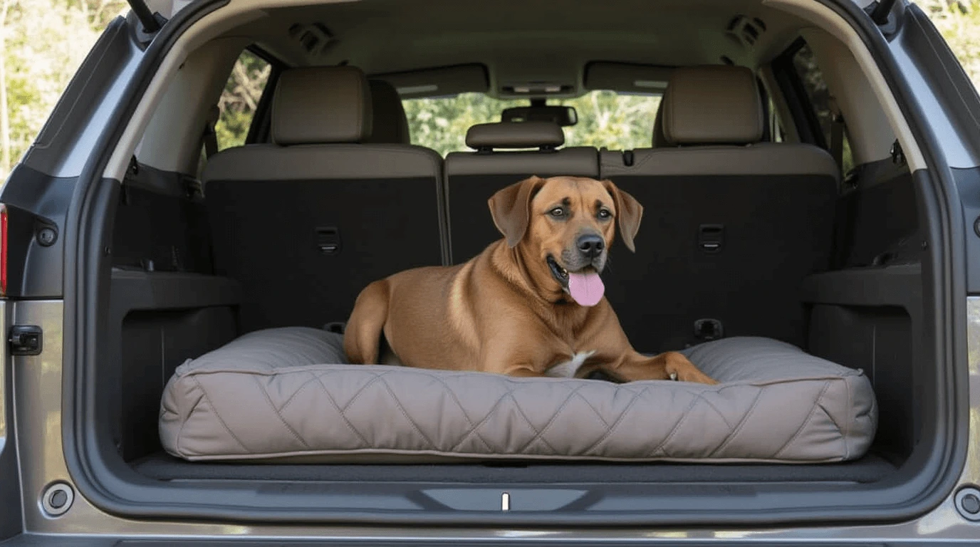 trunk dog bed